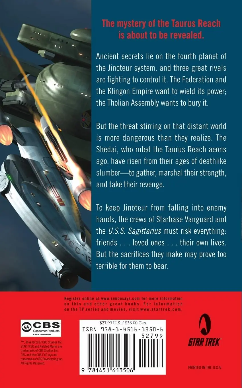 Rückseite: 9781451613506 | Star Trek | Vanguard #3: Reap the Whirlwind | David Mack | Taschenbuch