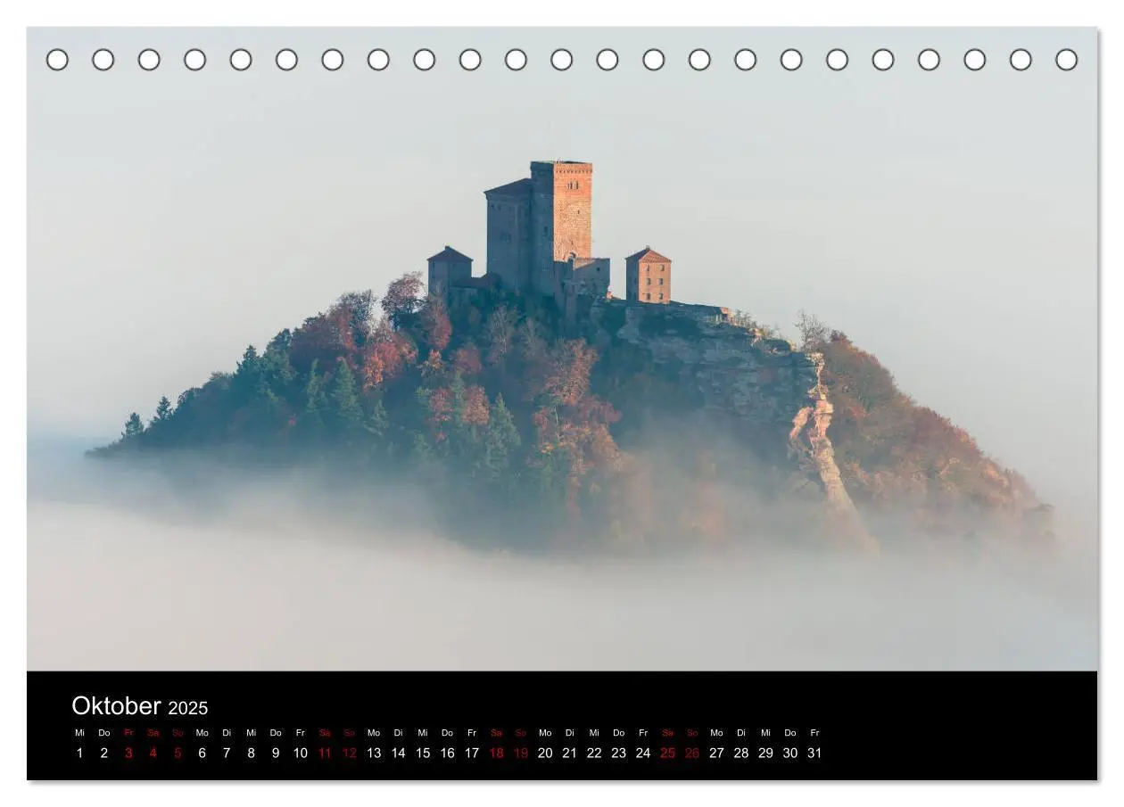 Bild: 9783435433506 | Sagenhafter Pfälzerwald (Tischkalender 2025 DIN A5 quer), CALVENDO...