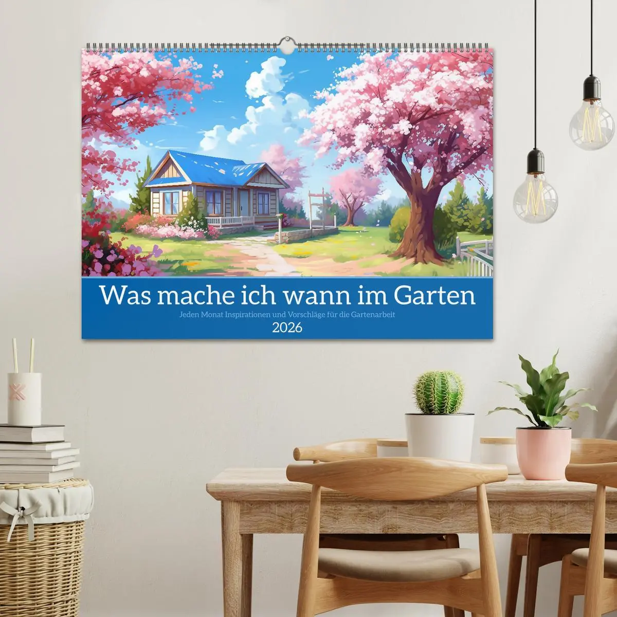 Bild: 9783457523506 | Was mache ich wann im Garten (Wandkalender 2026 DIN A2 quer),...