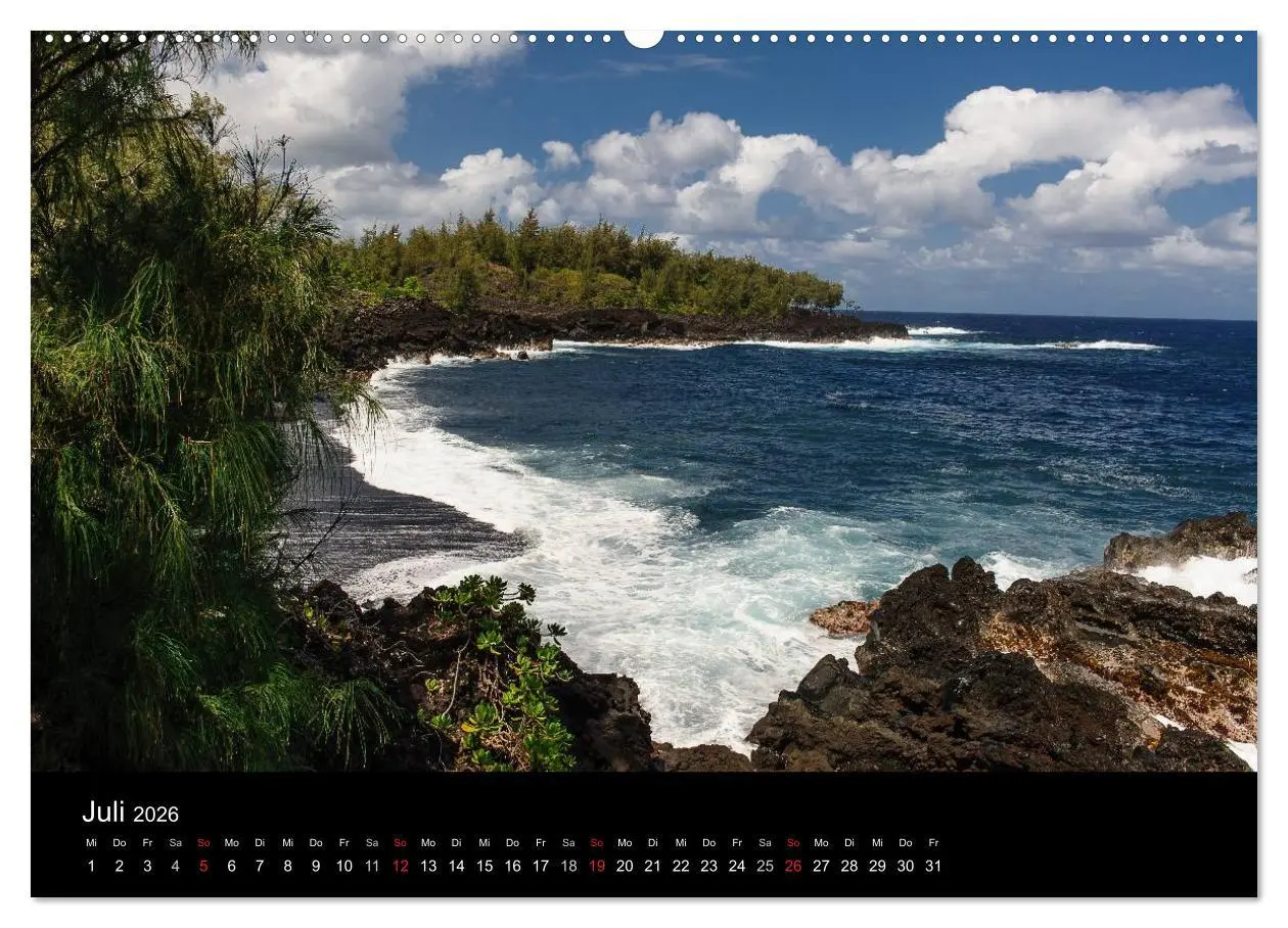 Bild: 9783516163506 | Hawaiianische Träume Big Island (hochwertiger Premium Wandkalender...