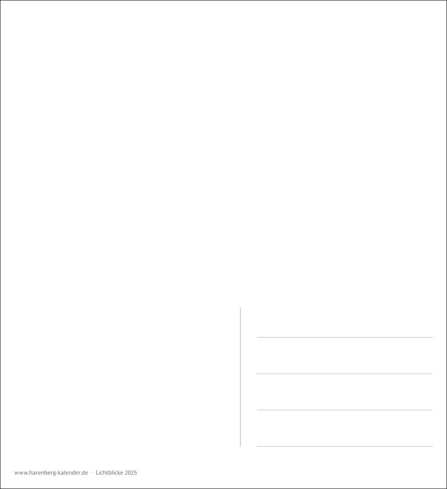 Bild: 9783840033506 | Lichtblicke Postkartenkalender 2025 - Wochenkalender mit 53 Postkarten
