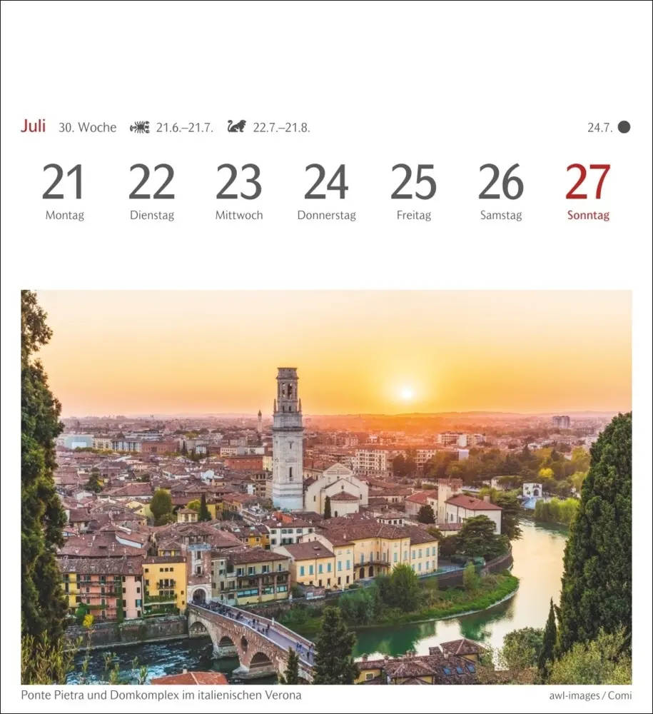 Bild: 9783840033506 | Lichtblicke Postkartenkalender 2025 - Wochenkalender mit 53 Postkarten