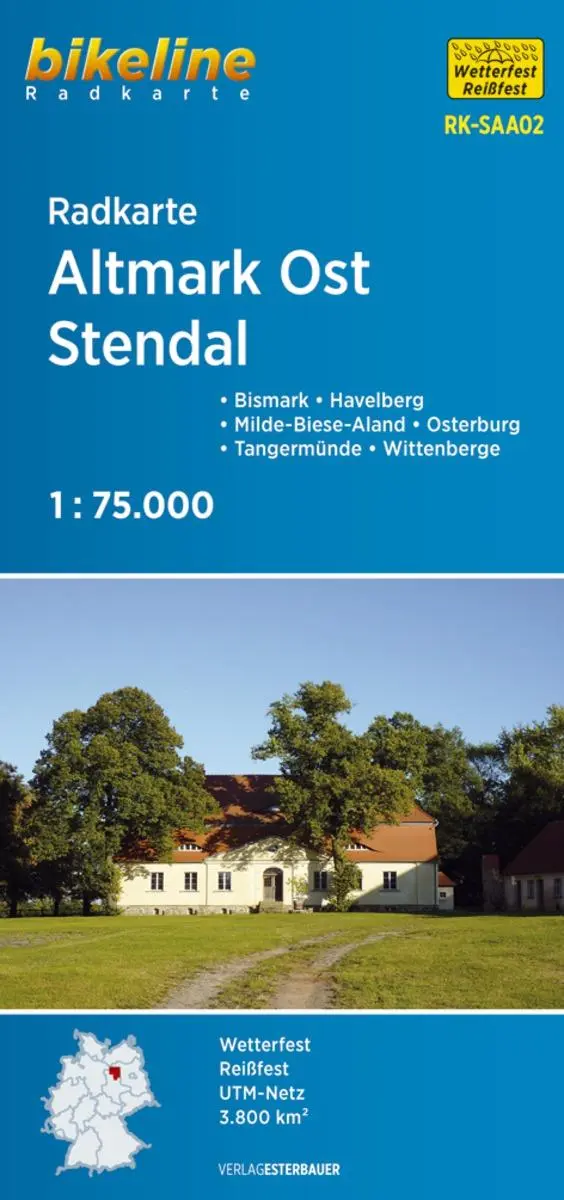 Cover: 9783850003506 | Bikeline Radkarte Deutschland Altmark Ost Stendal 1:75.000 | Verlag