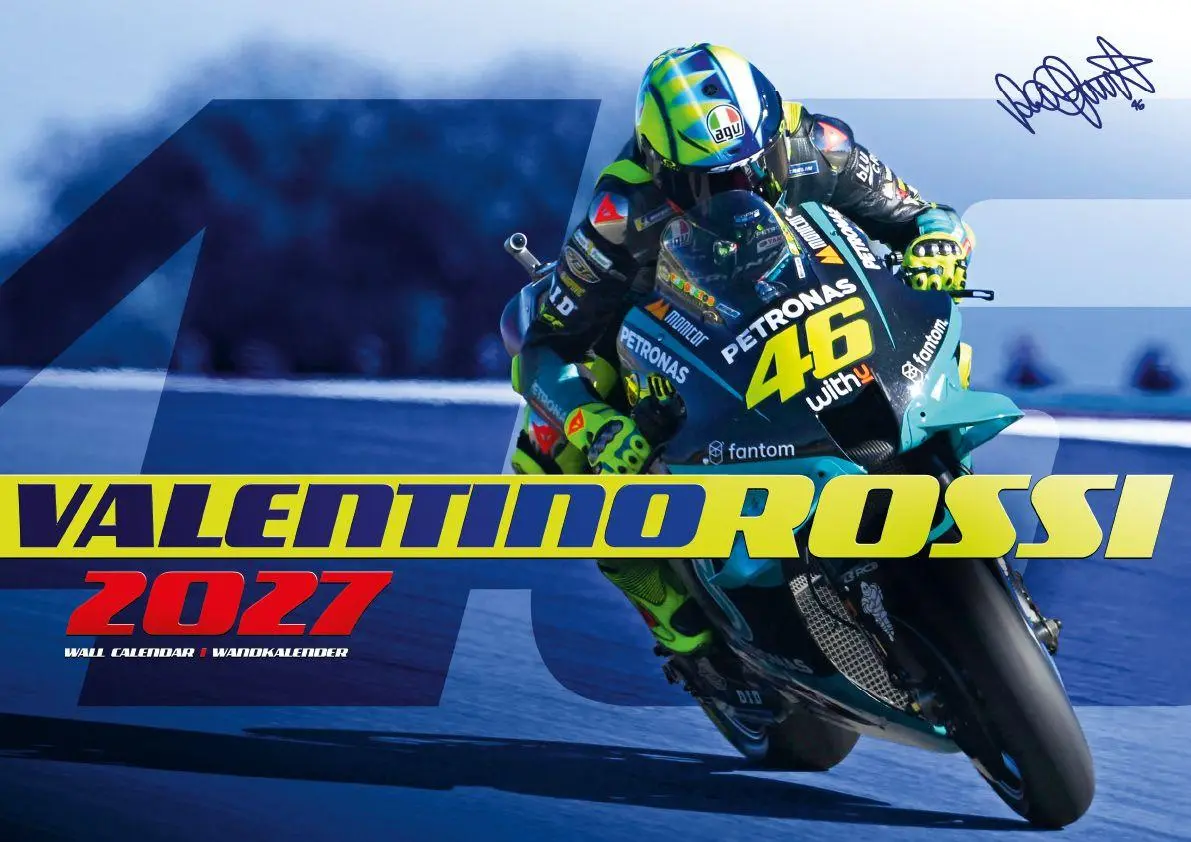 Bild: 9798893613506 | Valentino Rossi Kalender 2027 - Die MotoGP Legende | Valentino Rossi
