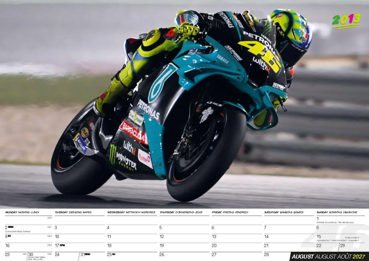 Bild: 9798893613506 | Valentino Rossi Kalender 2027 - Die MotoGP Legende | Valentino Rossi