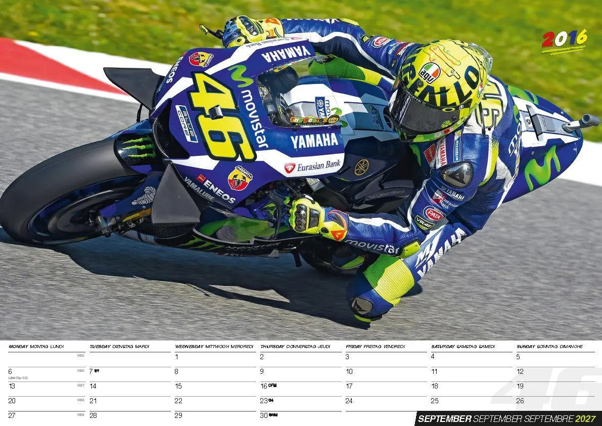 Bild: 9798893613506 | Valentino Rossi Kalender 2027 - Die MotoGP Legende | Valentino Rossi
