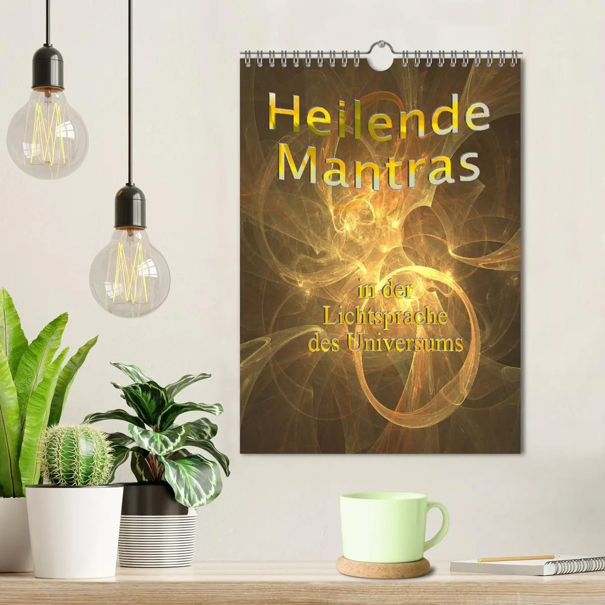 Bild: 9783516393606 | Heilende Mantras in der Lichtsprache des Universums (Wandkalender...