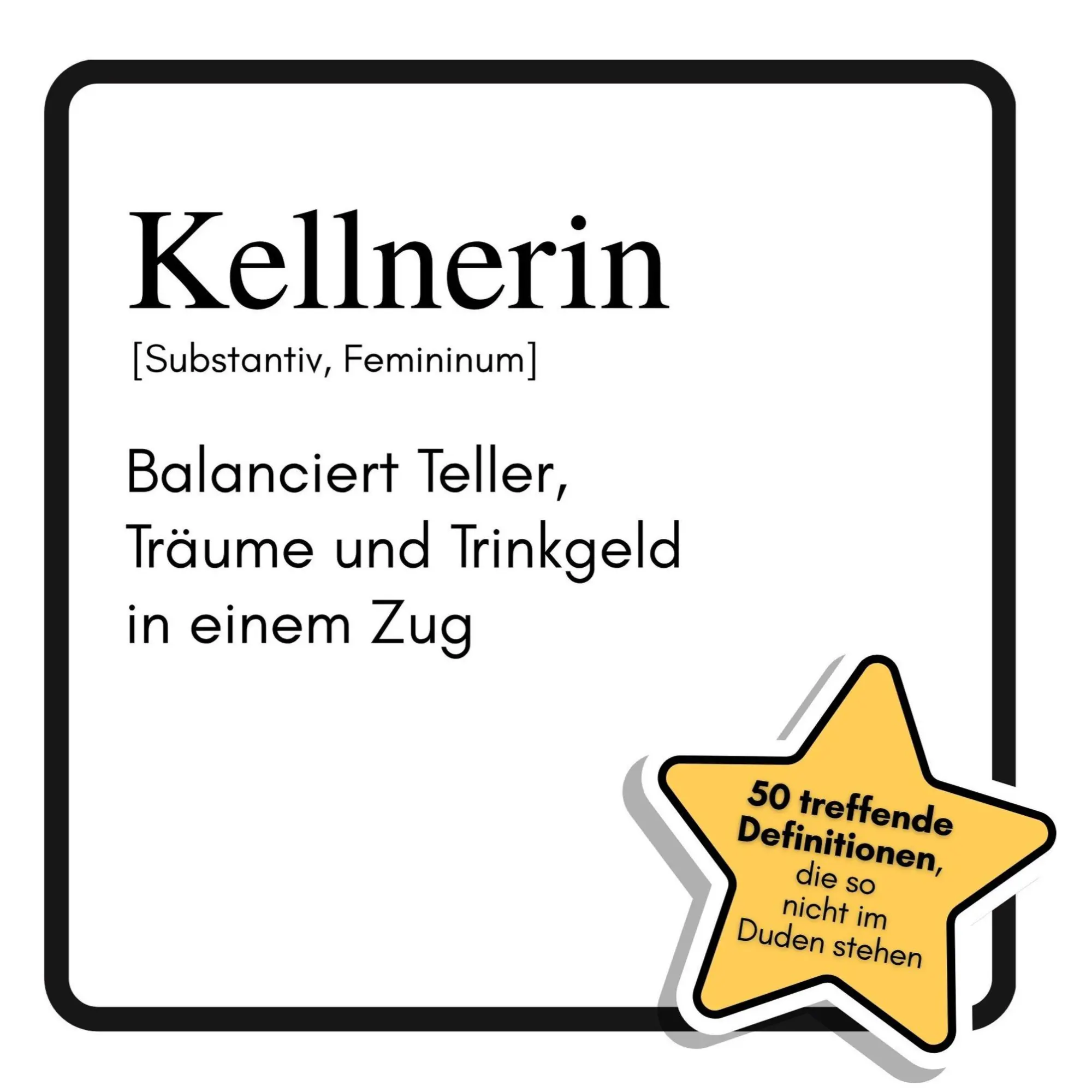 Cover: 9783759183606 | Kellnerin | Balanciert Teller, Träume und Trinkgeld in einem Zug