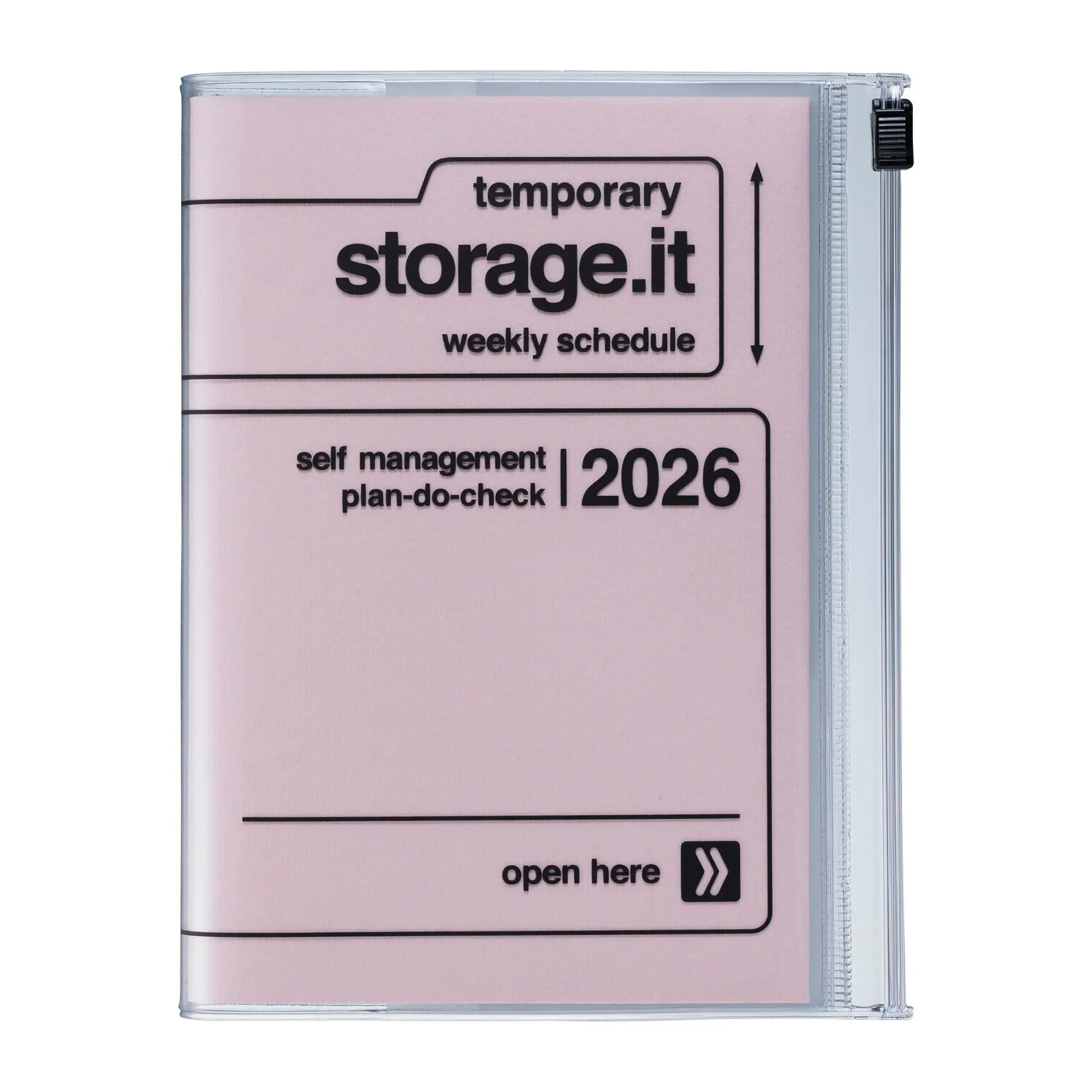 Cover: 4550045143706 | MARK'S 2025/26 Taschenkalender, A6 Storage.it // Pink | MARK'S Inc.