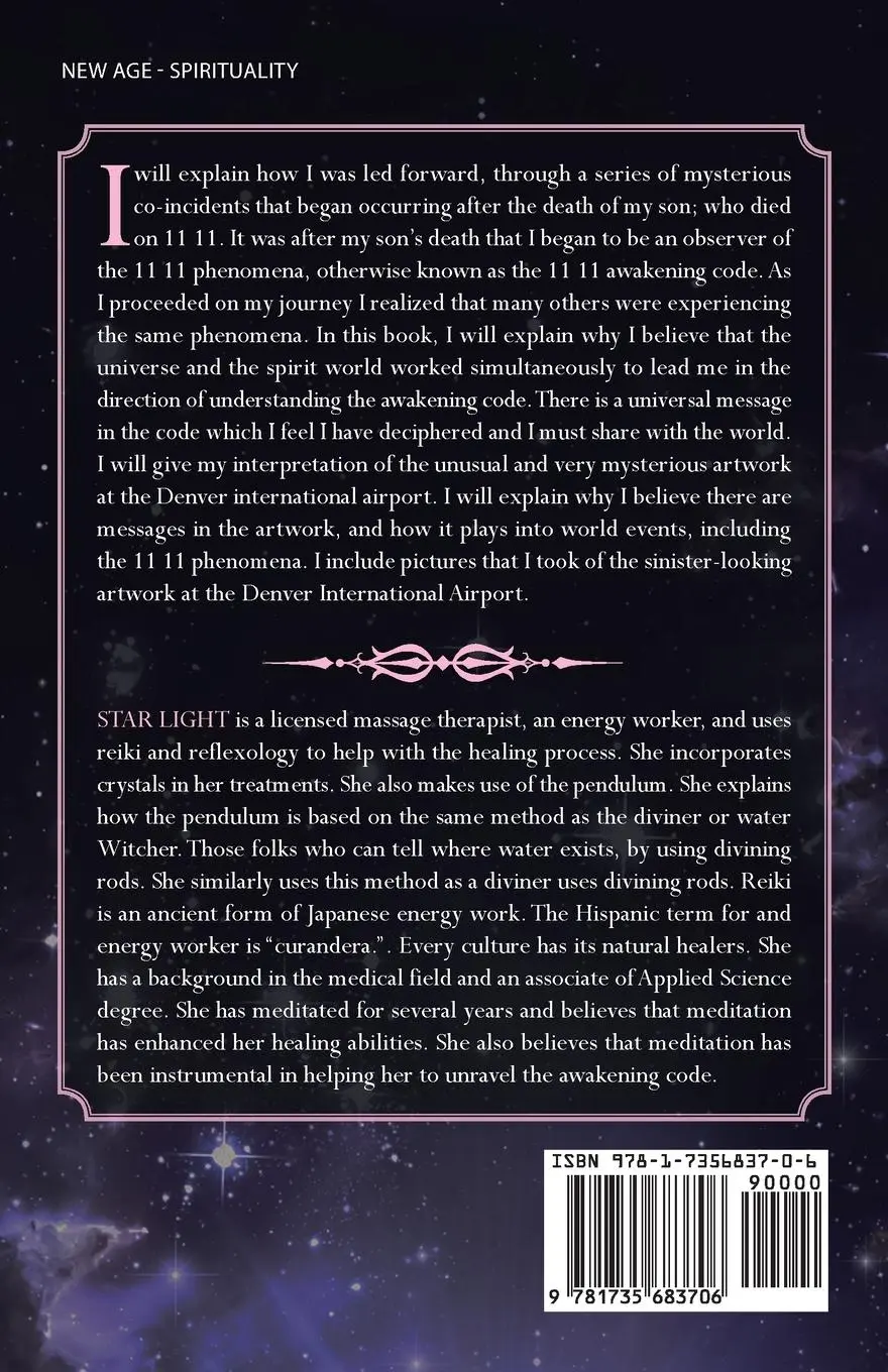 Rückseite: 9781735683706 | 11 11 The Awakening Code | Star Light | Taschenbuch | Englisch | 2020