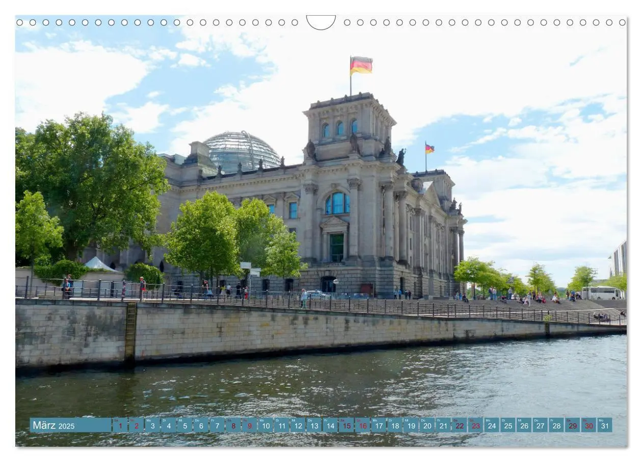 Bild: 9783435033706 | Berlin Ansichten mit Wasser (Wandkalender 2025 DIN A3 quer),...