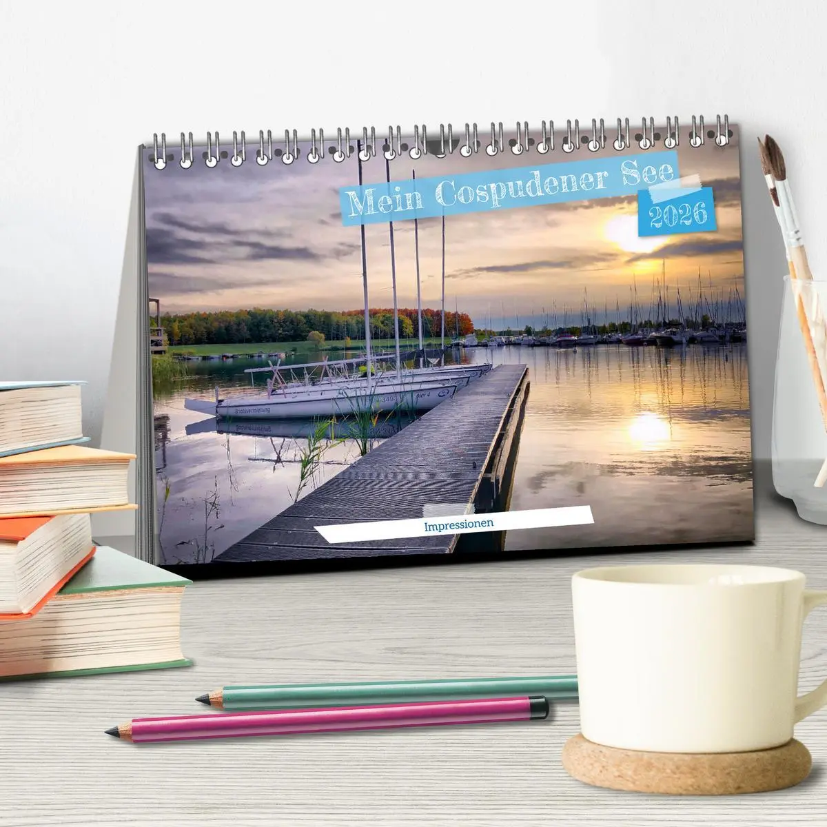 Bild: 9783457503706 | Mein Cospudener See (Tischkalender 2026 DIN A5 quer), CALVENDO...