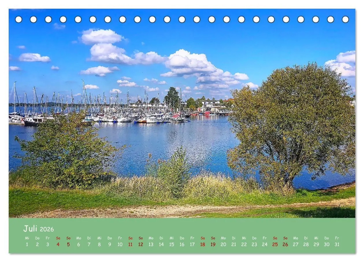 Bild: 9783457503706 | Mein Cospudener See (Tischkalender 2026 DIN A5 quer), CALVENDO...