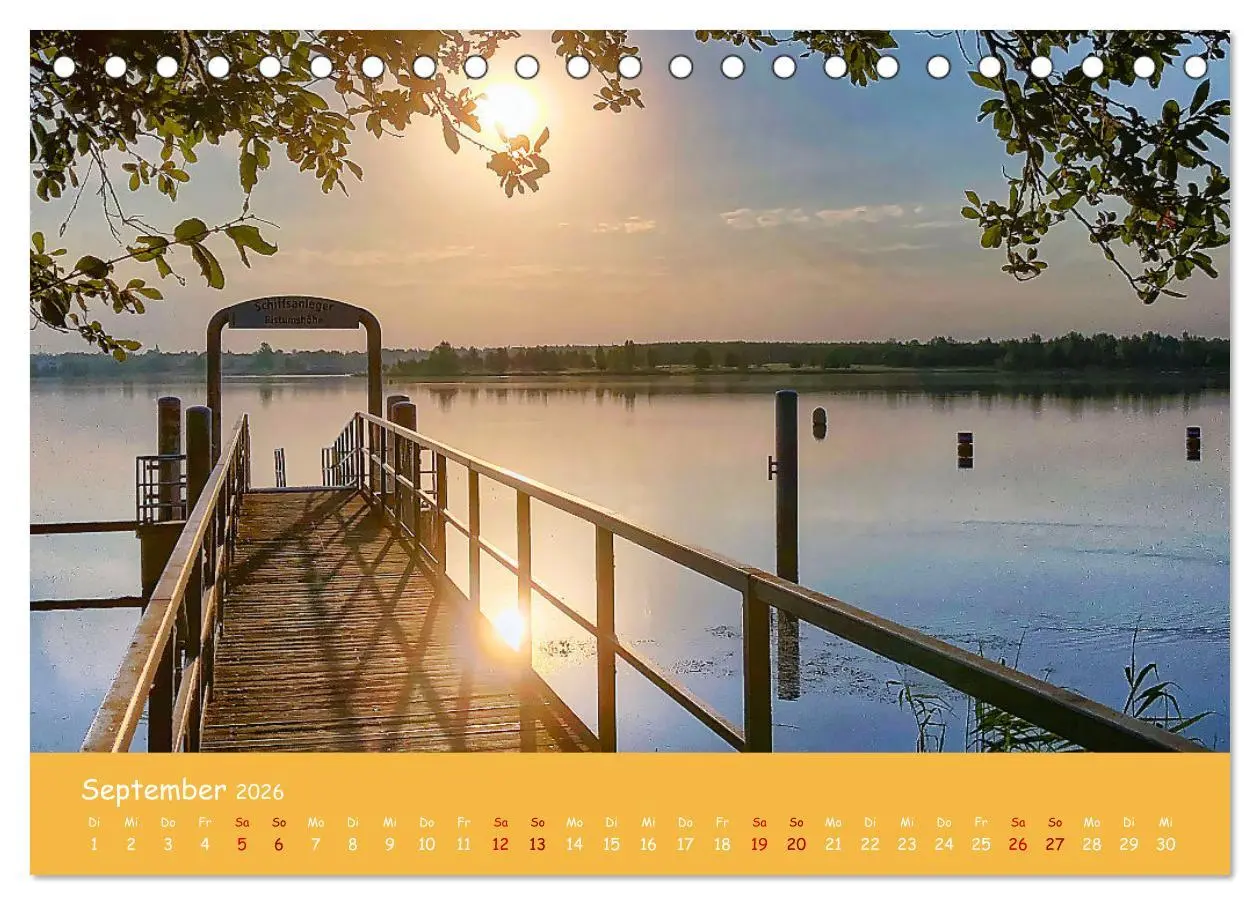 Bild: 9783457503706 | Mein Cospudener See (Tischkalender 2026 DIN A5 quer), CALVENDO...