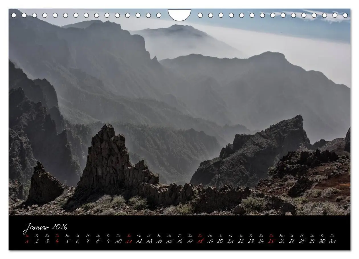 Bild: 9783516073706 | La Palma - Insel der Berge und Wolken (Wandkalender 2026 DIN A4...
