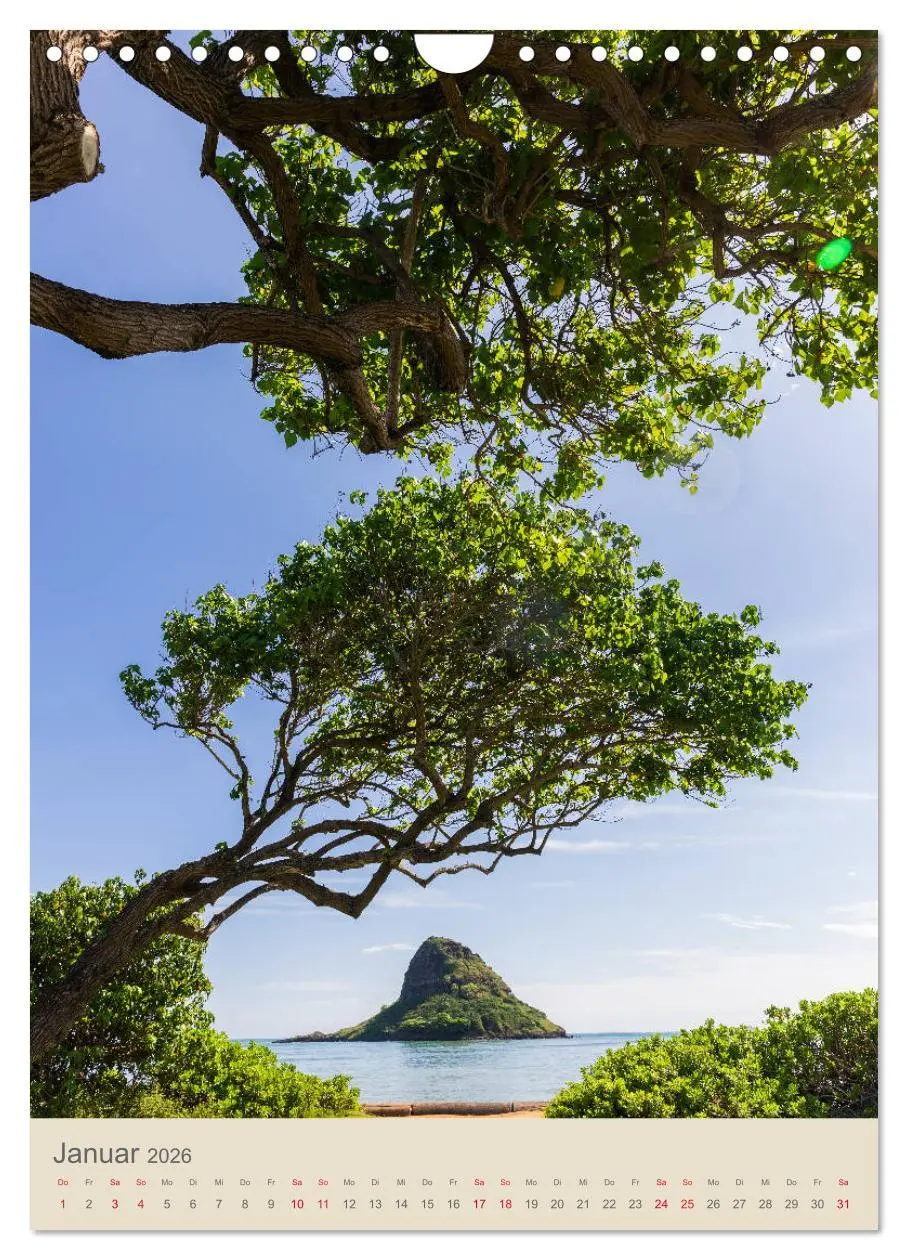 Bild: 9783516383706 | O'ahu - Hawaii, Bilder aus dem Südseeparadies (Wandkalender 2026...