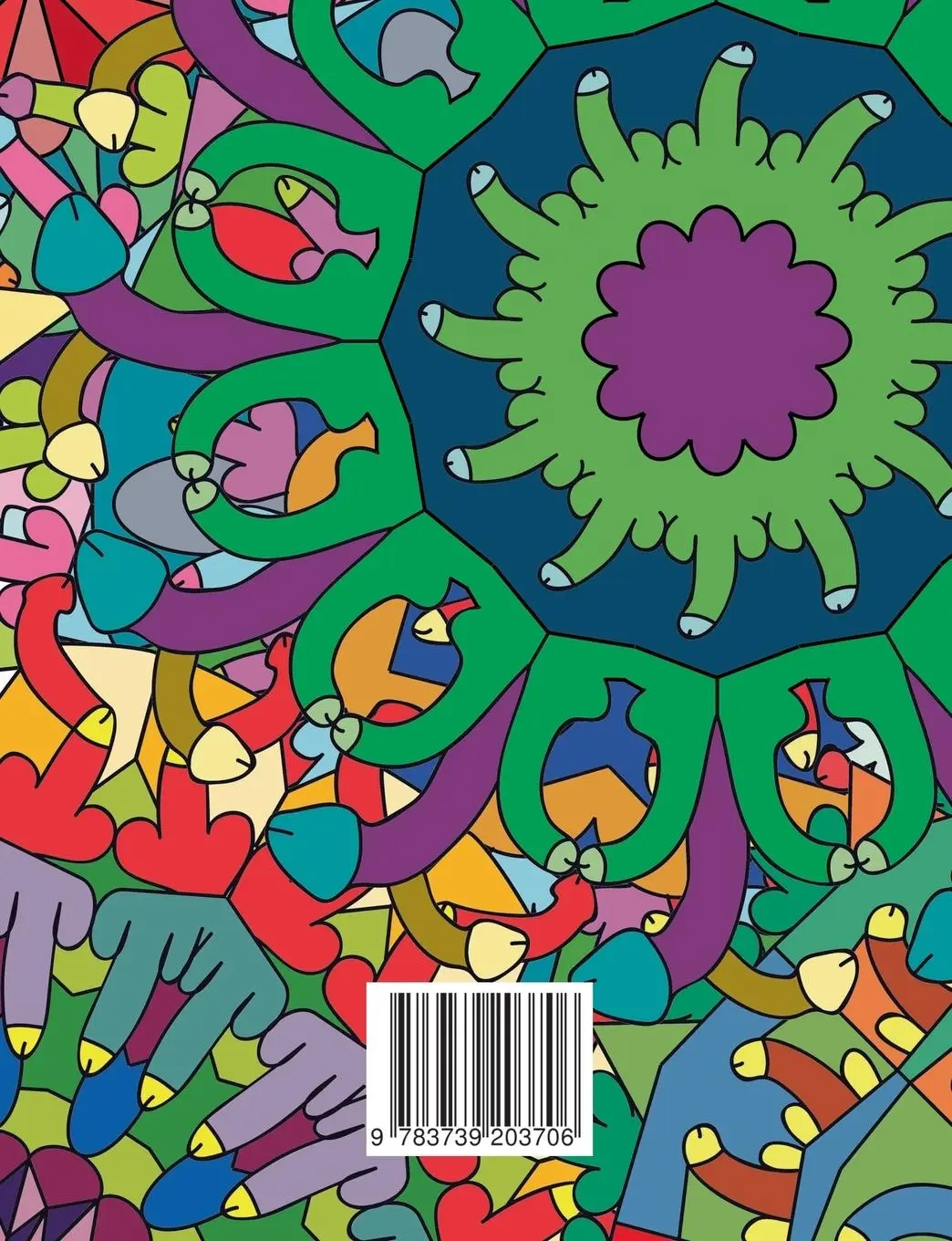 Rückseite: 9783739203706 | Penis Mandalas - International Edition | Massimo Wolke | Taschenbuch