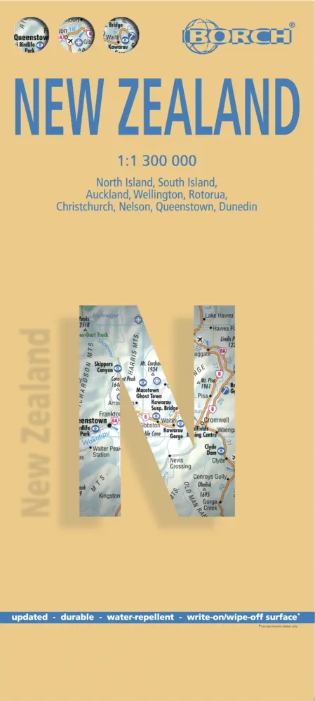 Cover: 9783866093706 | Borch Map Neuseeland. New Zealand | (Land-)Karte | 2 S. | Deutsch