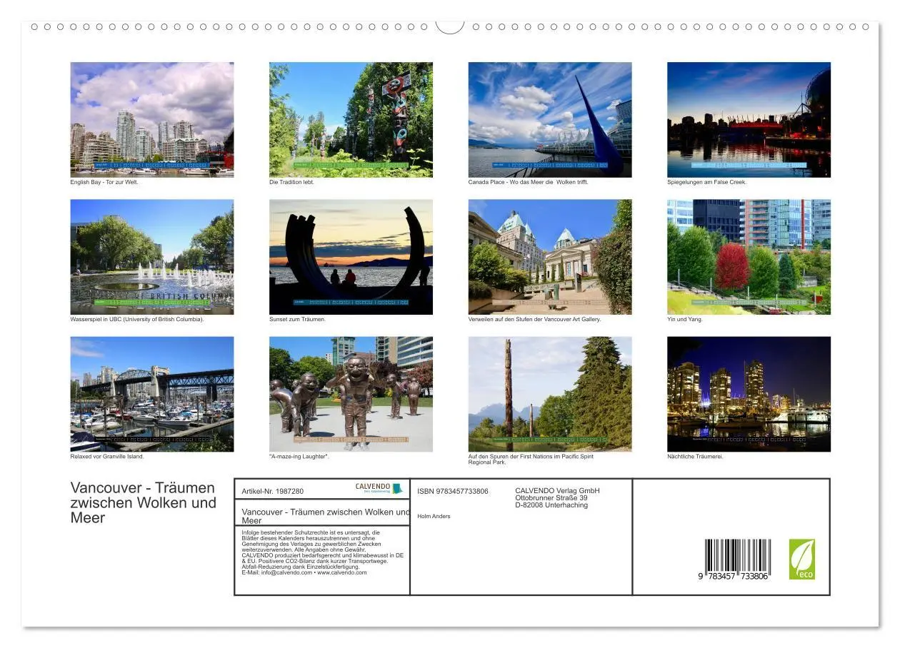 Bild: 9783457733806 | Vancouver - Träumen zwischen Wolken und Meer (hochwertiger Premium...