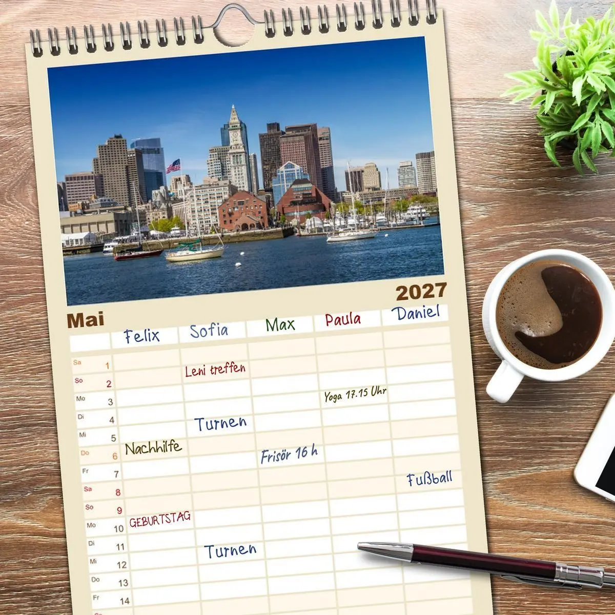Bild: 9783516823806 | Familienplaner 2027 - Faszination USA - Eine Reise durch Stadt und...