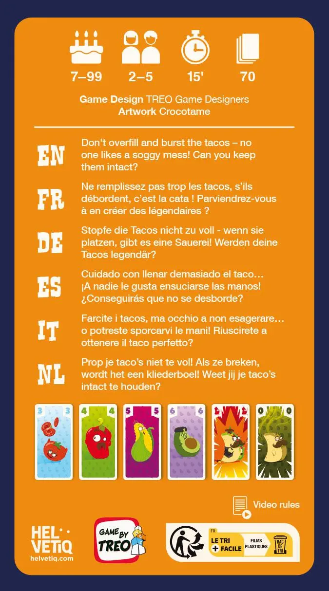 Bild: 7640139533906 | Tacoloco | TREO game designers | Spiel | Taschenspiele | Deutsch