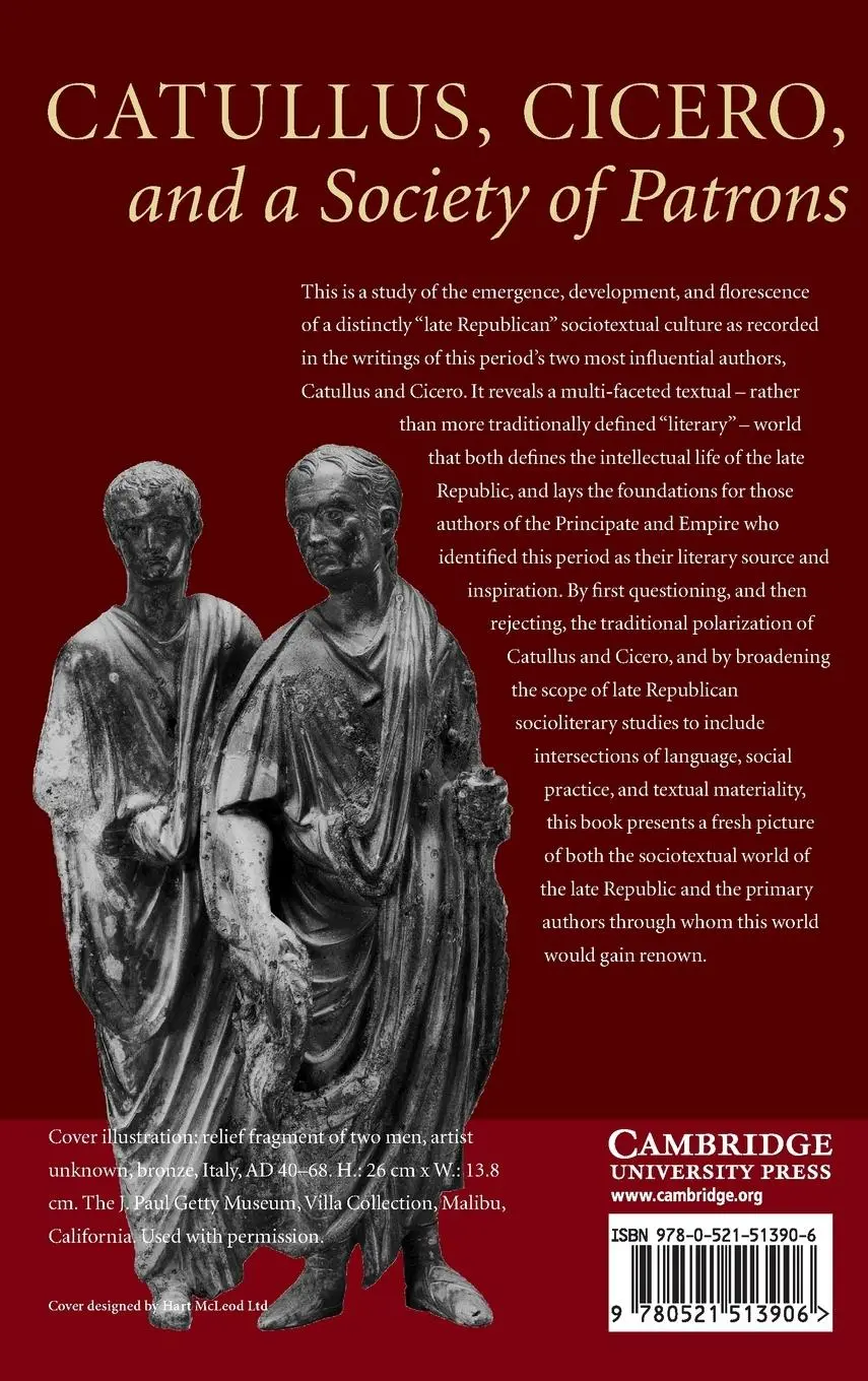 Rückseite: 9780521513906 | Catullus, Cicero, and a Society of Patrons | Sarah Culpepper Stroup