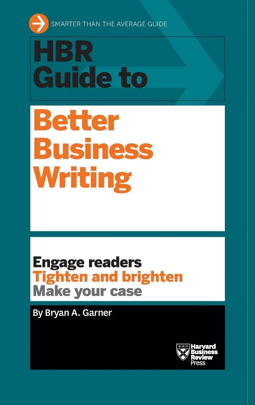 Cover: 9781633693906 | HBR Guide to Better Business Writing (HBR Guide Series) | Garner