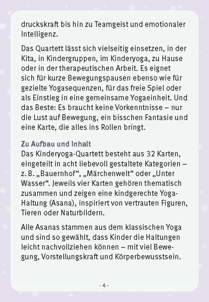 Bild: 4260694924006 | Bewegt euch! Yoga-Spiele für Kinder | Ulrike Knuth | Bundle | 1 Box