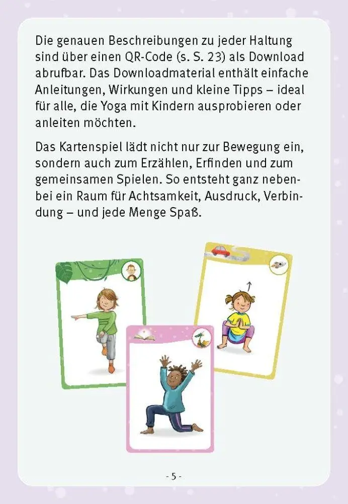 Bild: 4260694924006 | Bewegt euch! Yoga-Spiele für Kinder | Ulrike Knuth | Bundle | 1 Box