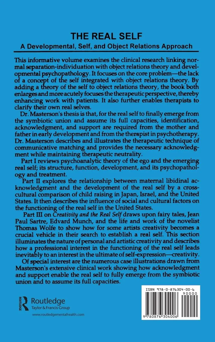 Rückseite: 9780876304006 | The Real Self | A Developmental, Self And Object Relations Approach