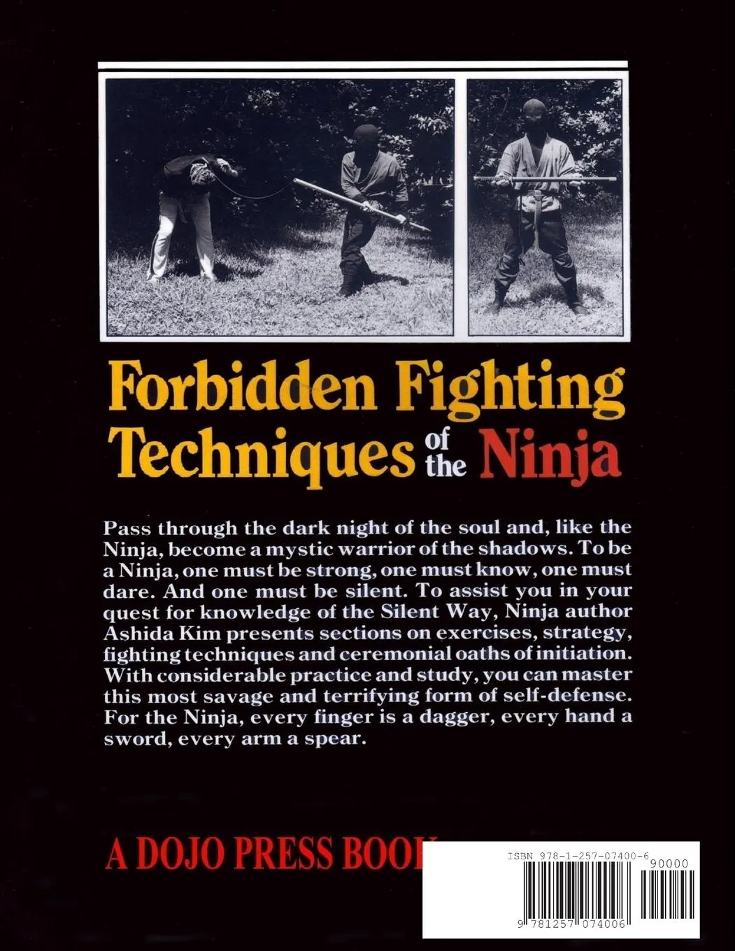 Rückseite: 9781257074006 | Forbidden Fighting Techniques of the Ninja | Ashida Kim | Taschenbuch