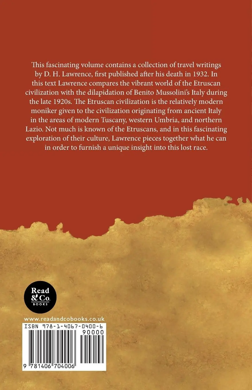 Rückseite: 9781406704006 | Etruscan Places | D. H. Lawrence | Taschenbuch | Englisch | 2007