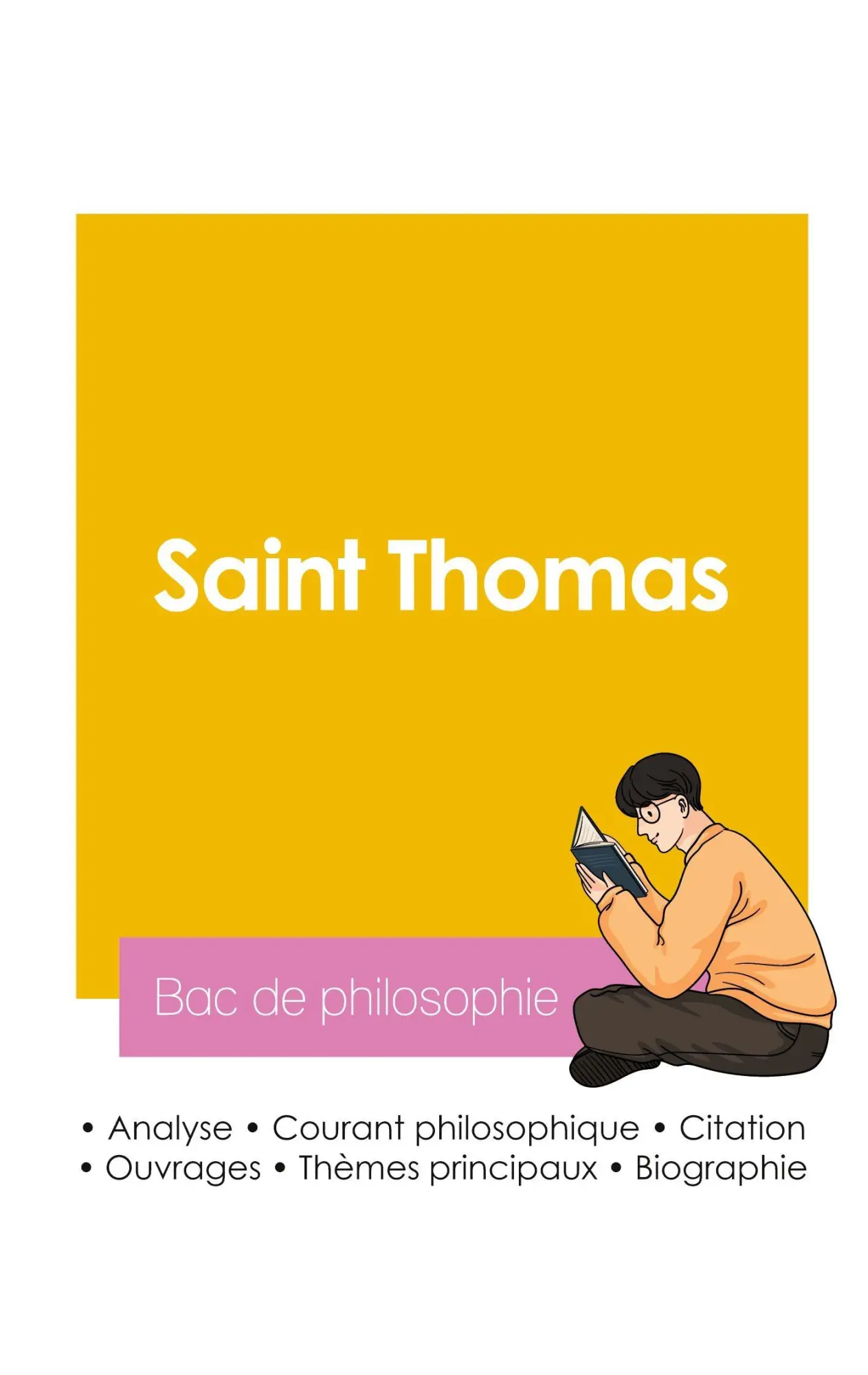 Cover: 9782385994006 | Réussir son Bac de philosophie 2026 : Analyse du philosophe Saint...