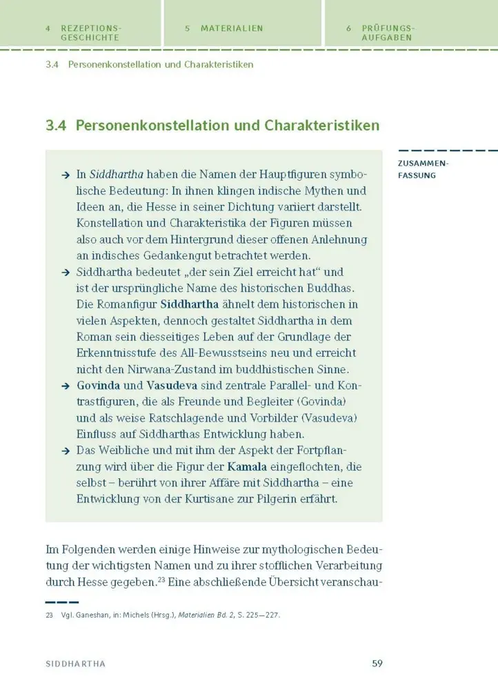 Bild: 9783129304006 | Siddhartha von Hermann Hesse | Textanalyse und Interpretation | Hesse