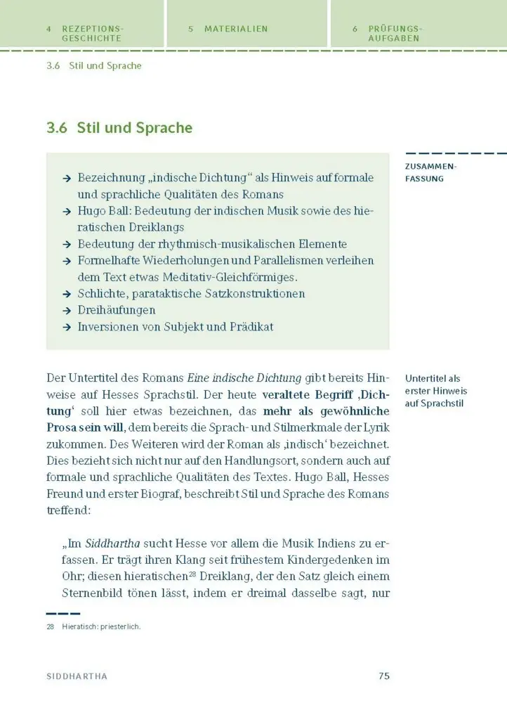 Bild: 9783129304006 | Siddhartha von Hermann Hesse | Textanalyse und Interpretation | Hesse