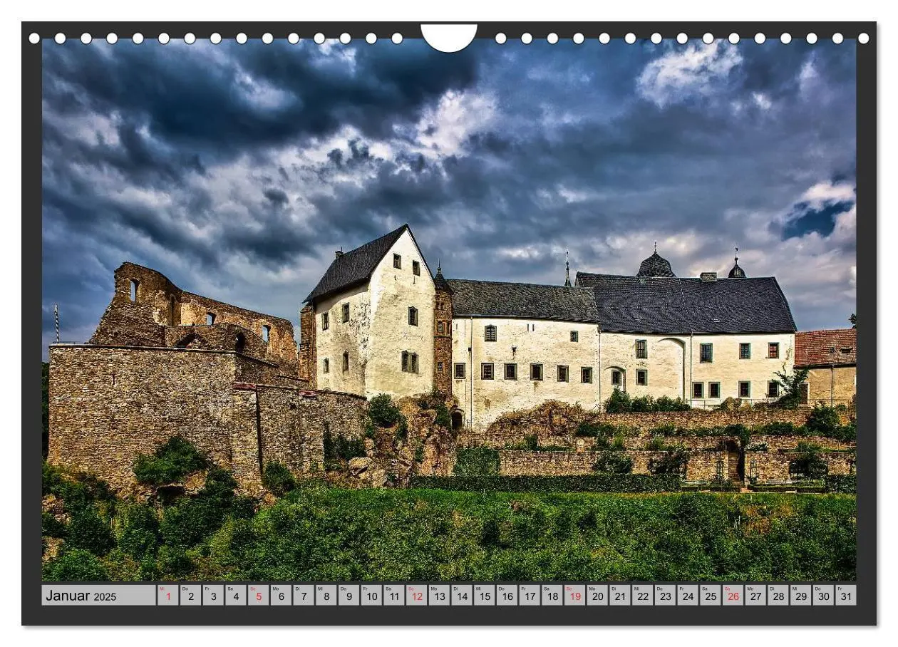 Bild: 9783435694006 | Burgen und Schlösser um Dresden (Wandkalender 2025 DIN A4 quer),...