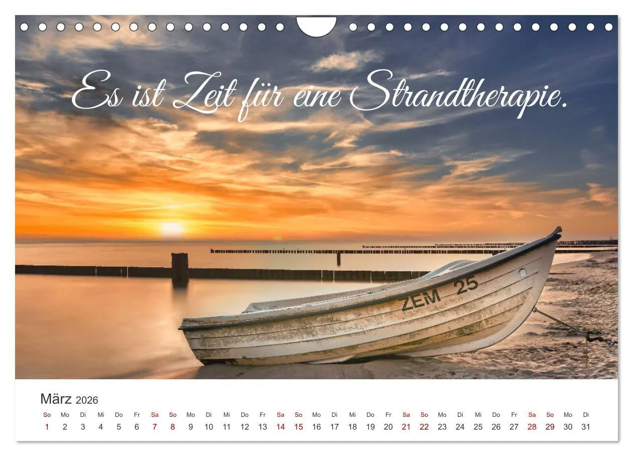 Bild: 9783457544006 | Lass uns ans Meer fahren (Wandkalender 2026 DIN A4 quer), CALVENDO...