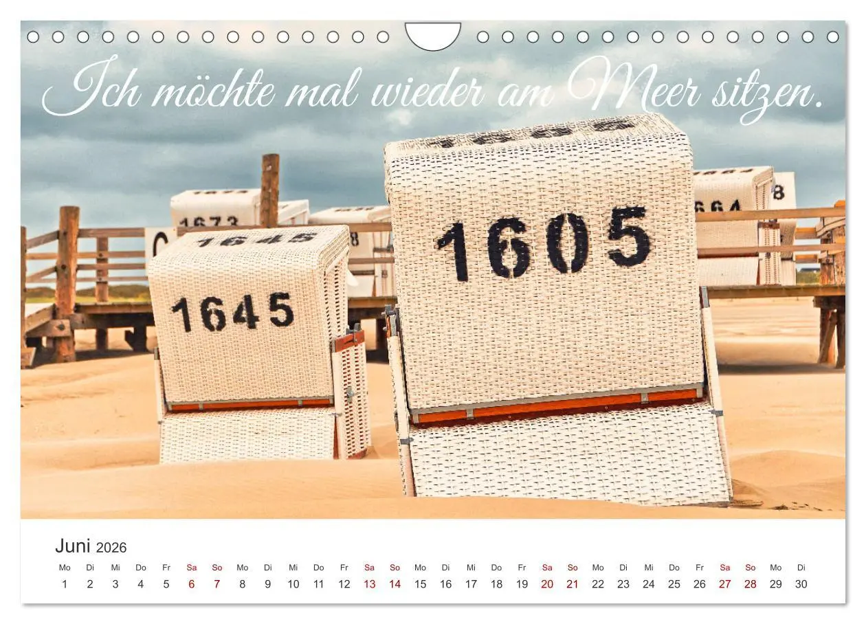 Bild: 9783457544006 | Lass uns ans Meer fahren (Wandkalender 2026 DIN A4 quer), CALVENDO...