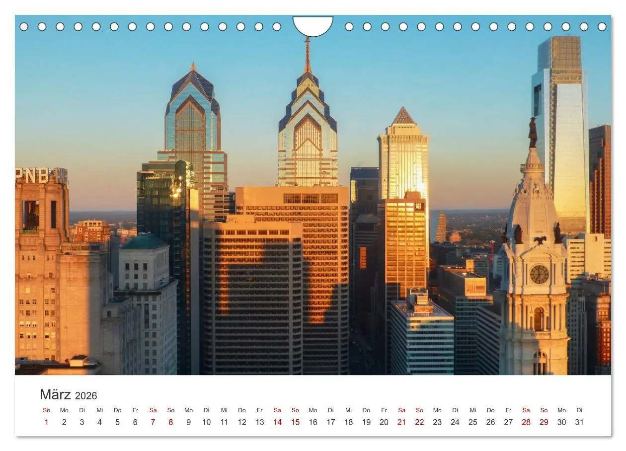 Bild: 9783457614006 | Philadelphia - The Birthplace of America (Wandkalender 2026 DIN A4...