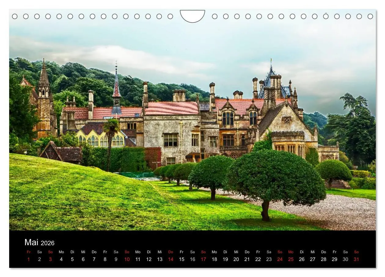 Bild: 9783516184006 | Burgen, Schlösser, Landhäuser (Wandkalender 2026 DIN A4 quer),...