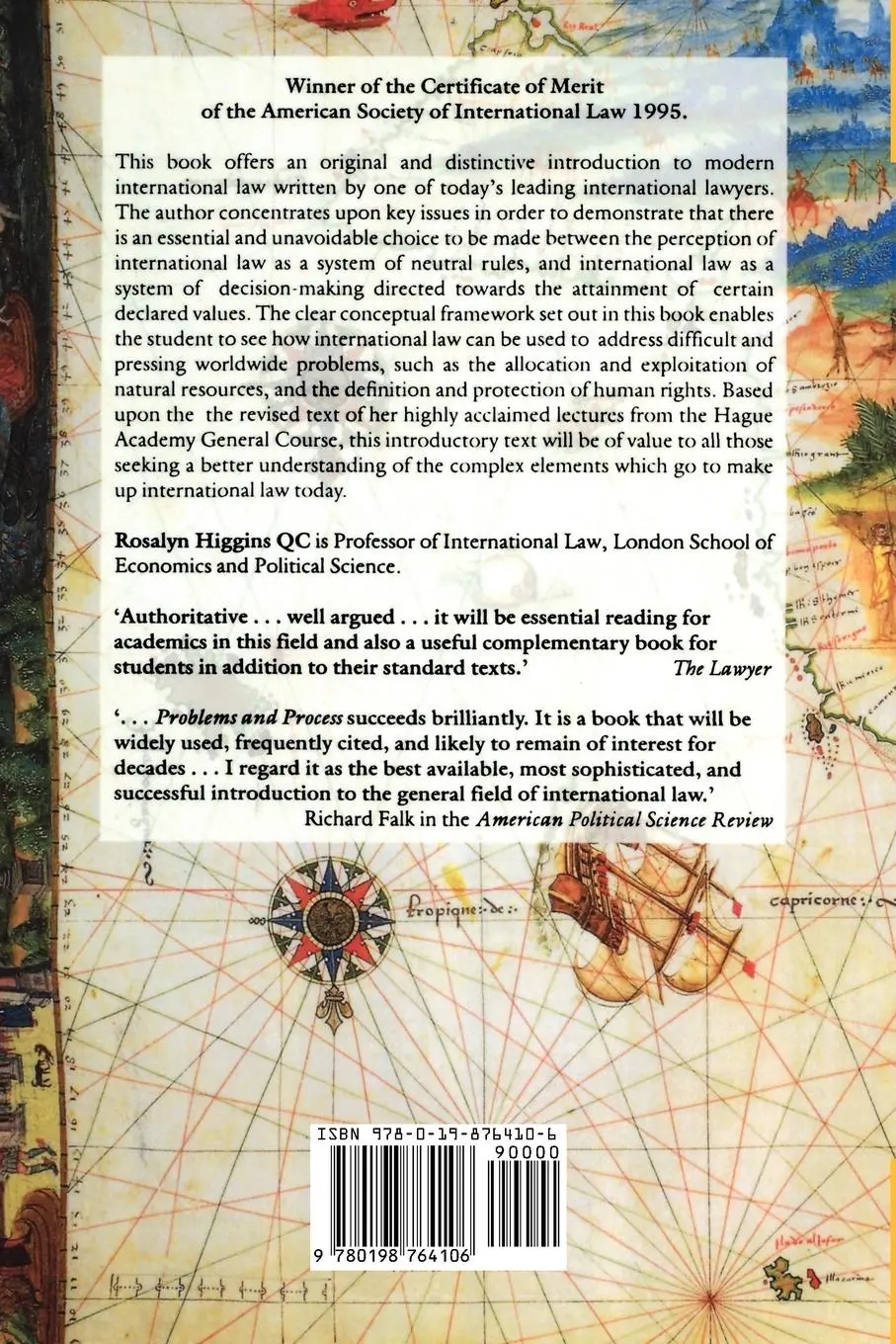 Rückseite: 9780198764106 | Problems and Process | International Law and How We Use It | Higgins