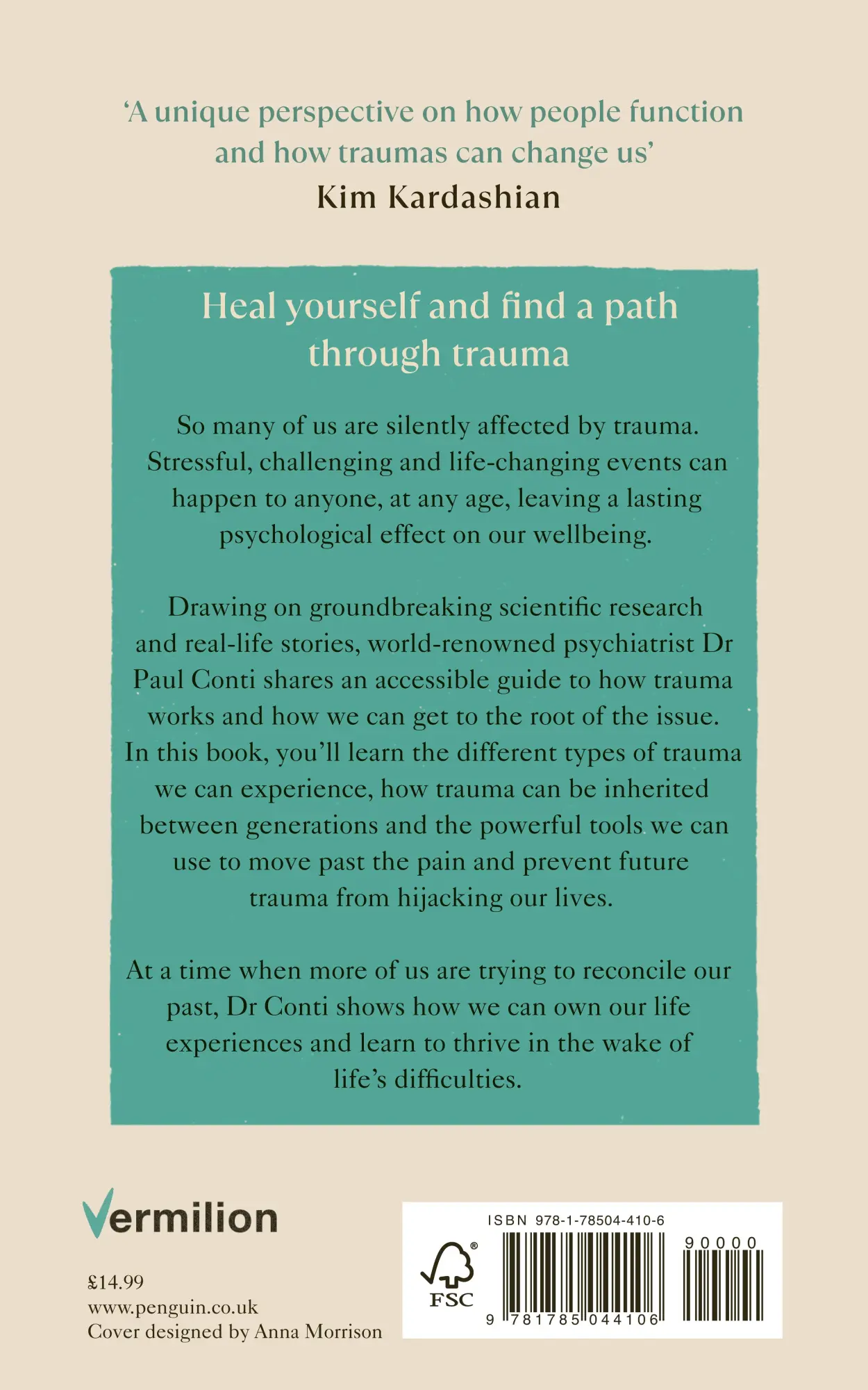 Rückseite: 9781785044106 | Trauma: The Invisible Epidemic | Paul Conti | Taschenbuch | Vermilion