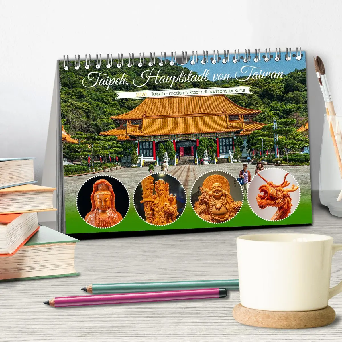 Bild: 9783457534106 | Taipeh, Hauptstadt von Taiwan (Tischkalender 2026 DIN A5 quer),...