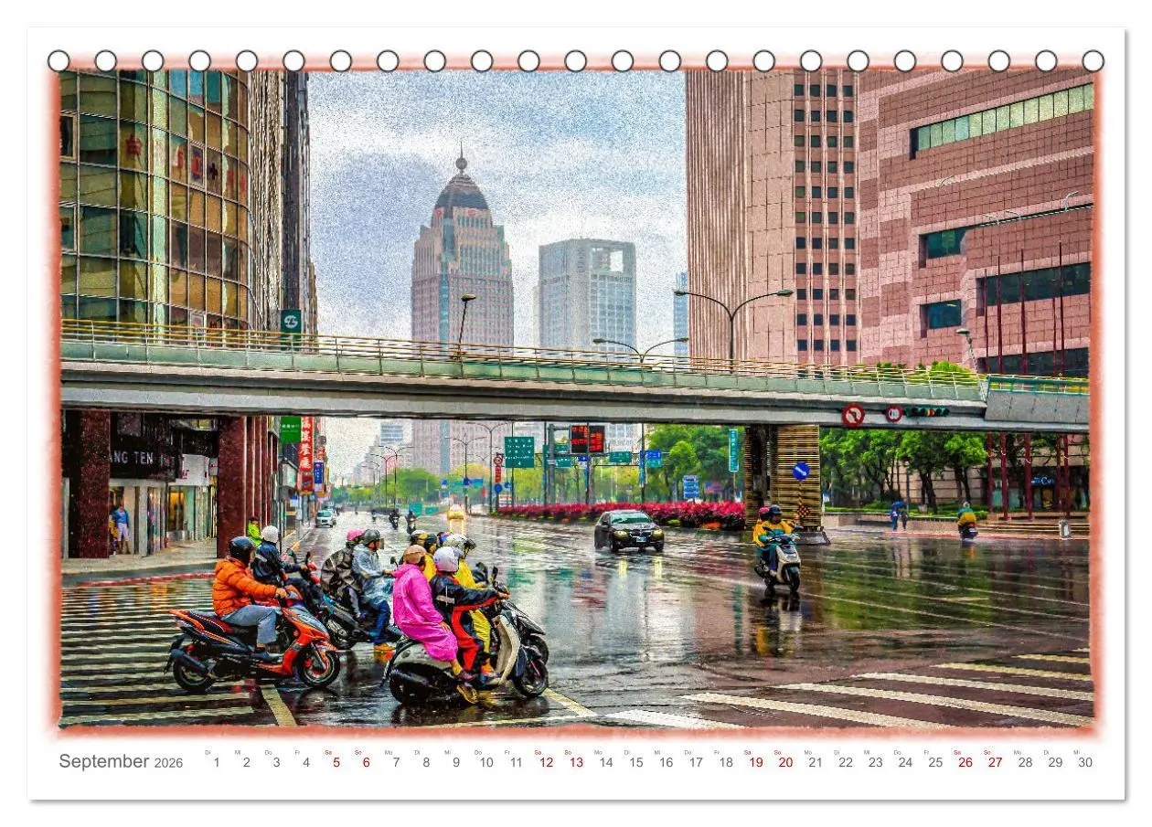 Bild: 9783457534106 | Taipeh, Hauptstadt von Taiwan (Tischkalender 2026 DIN A5 quer),...
