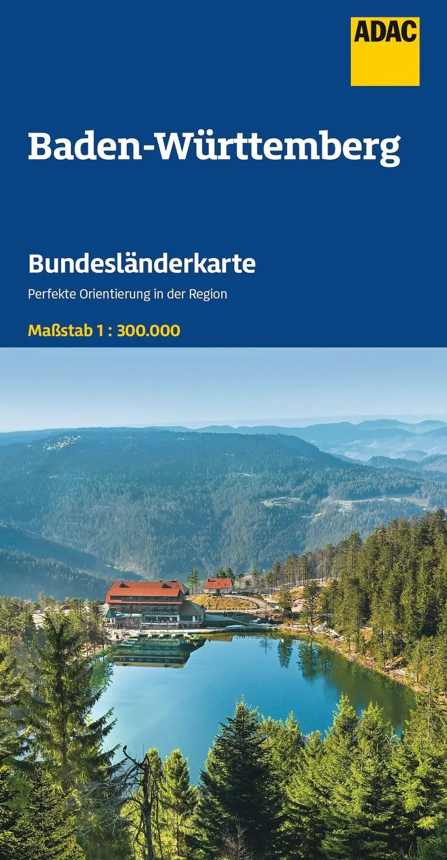 Cover: 9783826424106 | ADAC Bundesländerkarte Deutschland 11 Baden-Württemberg 1:300.000