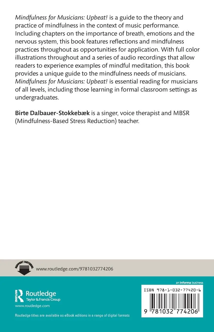 Rückseite: 9781032774206 | Mindfulness for Musicians | Upbeat! | Birte Dalbauer-Stokkebæk | Buch