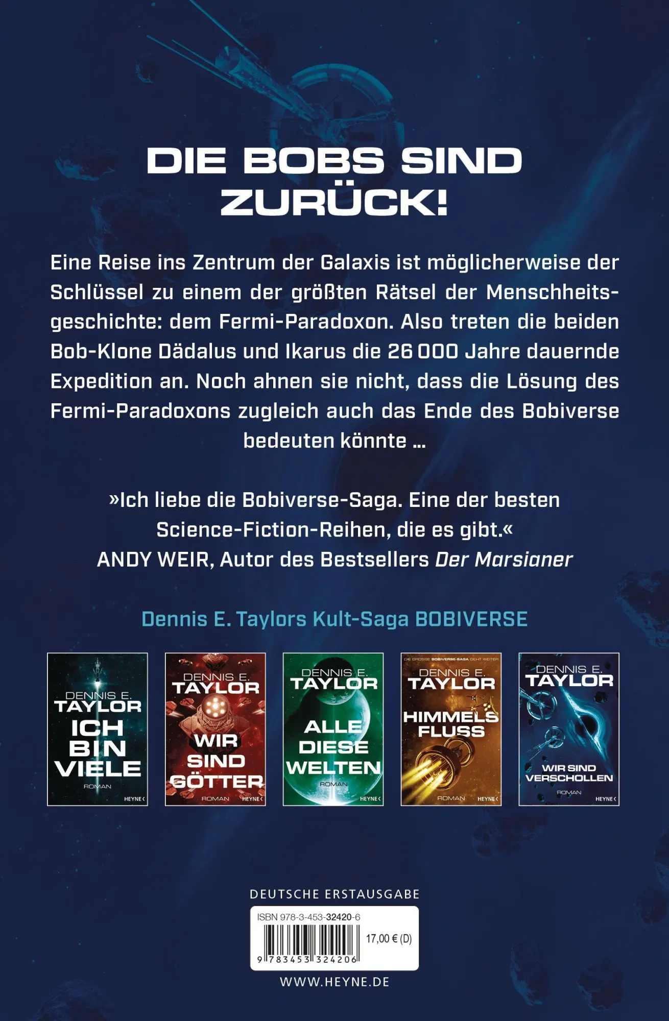 Bild: 9783453324206 | Wir sind verschollen | Roman | Dennis E. Taylor | Taschenbuch | 480 S.