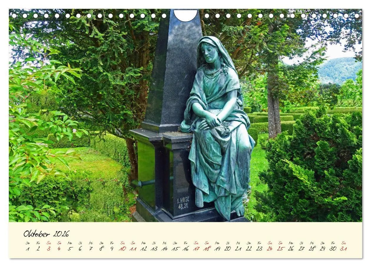 Bild: 9783457694206 | Friedhöfe - Orte der Ruhe und des Gedenkens (Wandkalender 2026 DIN...