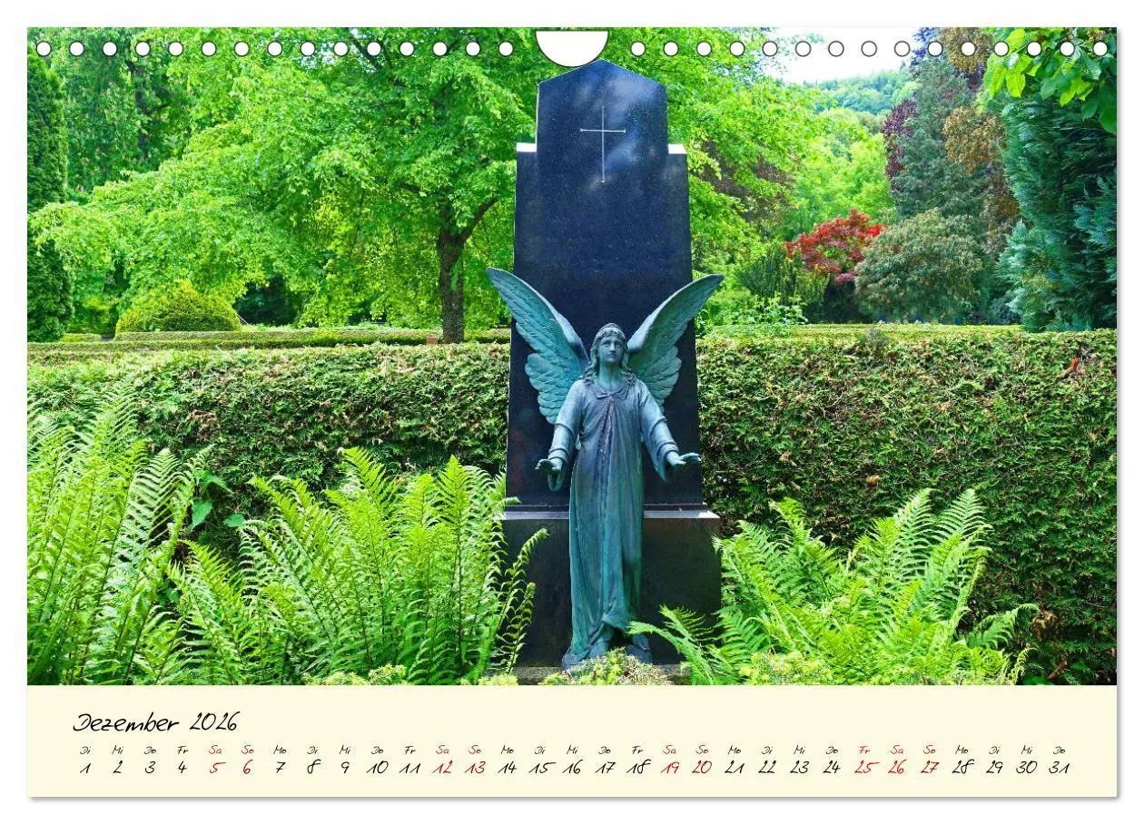 Bild: 9783457694206 | Friedhöfe - Orte der Ruhe und des Gedenkens (Wandkalender 2026 DIN...