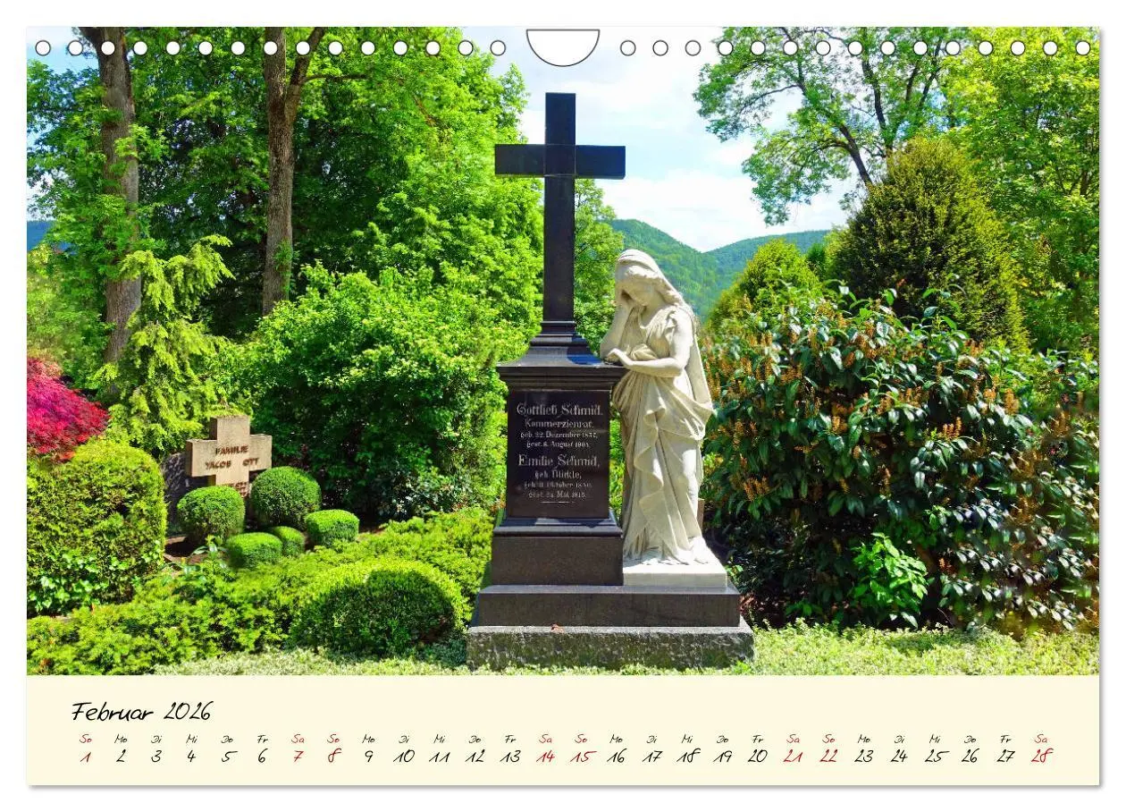 Bild: 9783457694206 | Friedhöfe - Orte der Ruhe und des Gedenkens (Wandkalender 2026 DIN...